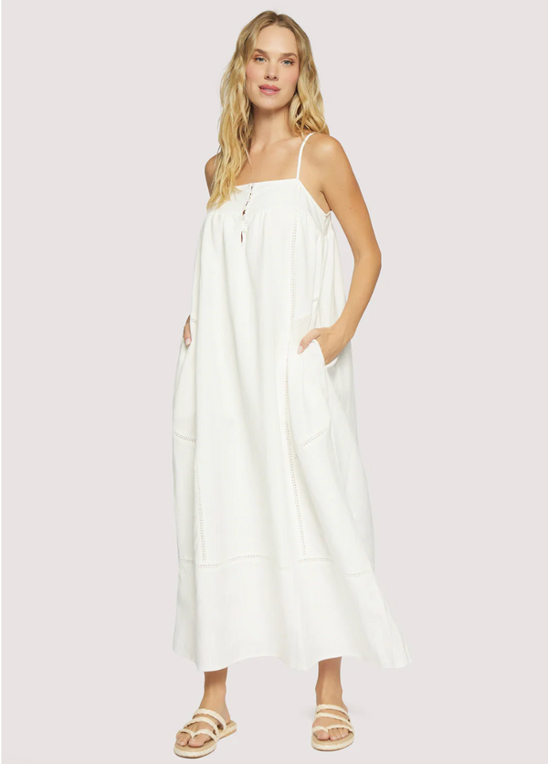 Verona Romance Maxi Dress - Off-White