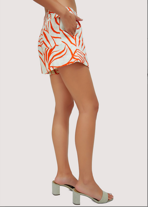 Salt to the Sea Skort - Red & Cream