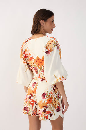 La Belle Long Sleeve Linen Blouse