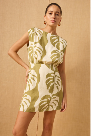 Midsummer Palm Mini Dress