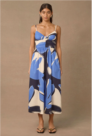 Twilight Palms Midi Dress
