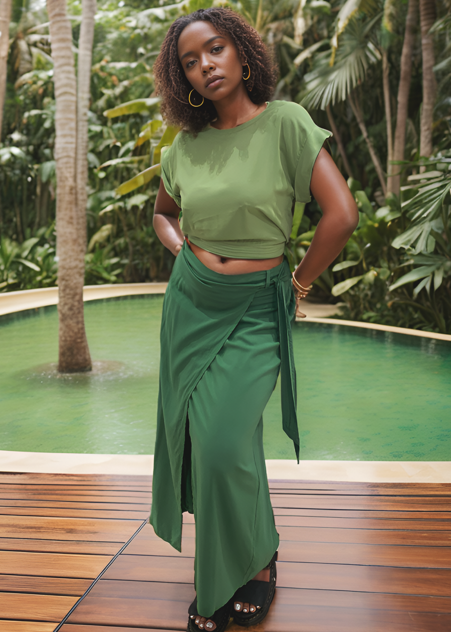 Mareva Top - Leaf Green