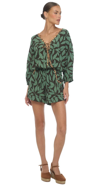 Mireya Romper - Laleen Brown / Petaline