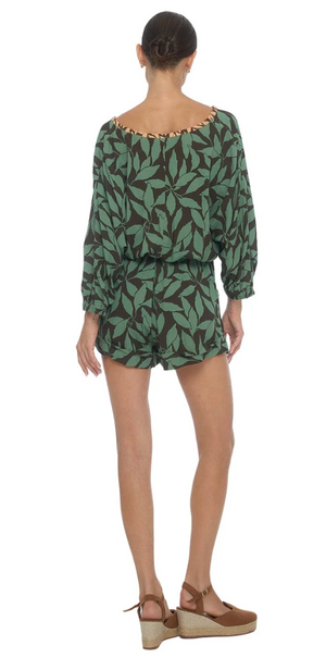 Mireya Romper - Laleen Brown / Petaline