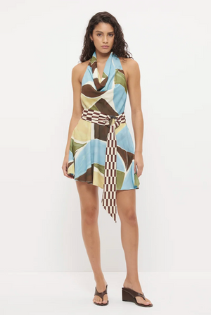 Essence MIni Dress - Abstract Painterly