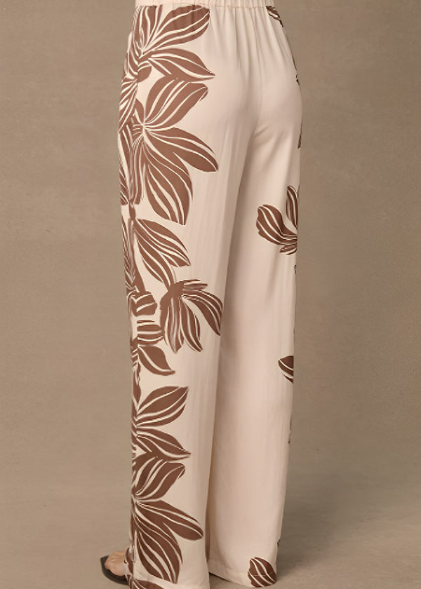 Palmera Pant - Cream Floral