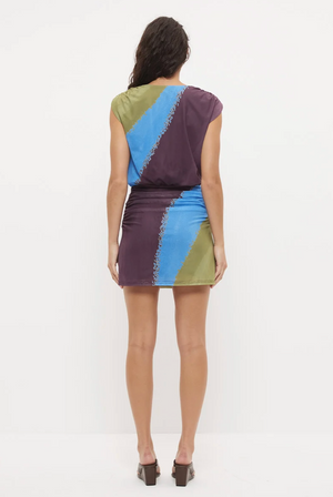 Sense Mini Dress - Painterly Aura