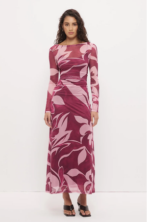 Tempo Print Maxi-jurk