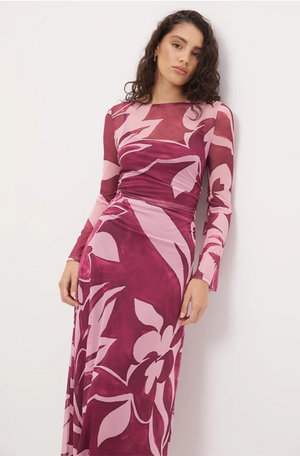 Tempo Print Maxi-jurk