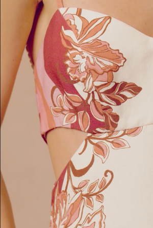Onda Floral Maxi Dress