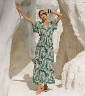 Poppy Maxi Dress - Drift Green