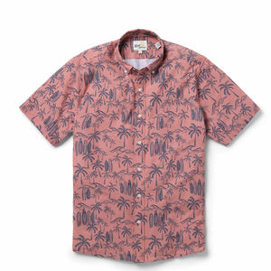 Surf Break Performance Button Front - Canyon