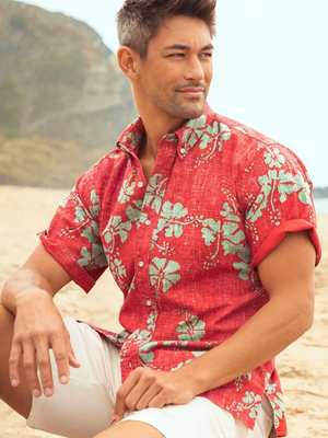 Camicia hawaiana con bottoni commemorativa Reyn Spooner Vintage - Italia Camicia hawaiana con bottoni commemorativa Reyn Spooner Vintage - Italia
