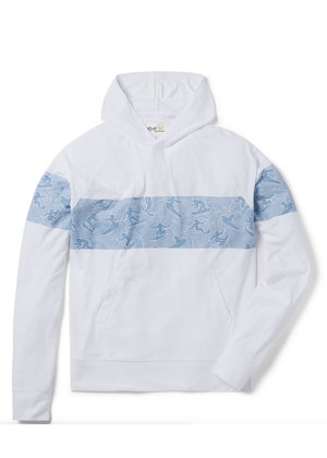 Hawaiian Surf Riders Performance Hoodie - White
