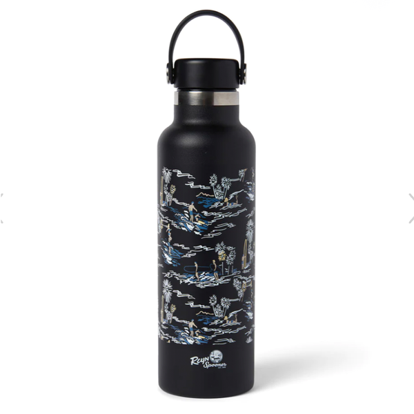 Surfer's Paradise Hydro Flask - Black