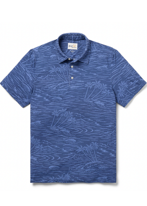 Island Tradewinds Performance Polo - Blue