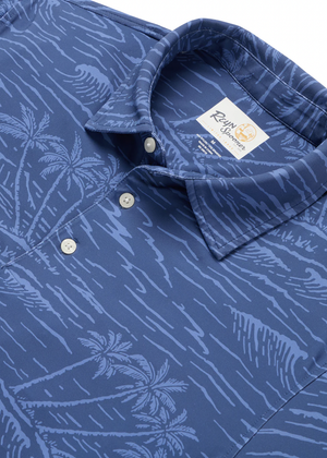 Island Tradewinds Performance Polo - Blue