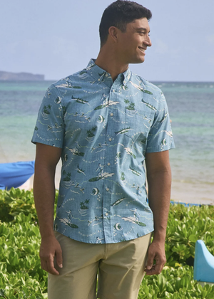 Ocean Chillin' - Faded Denim