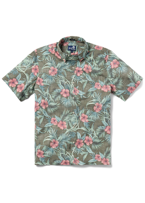 Palm Floral - Olive