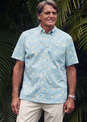 Poppies Nouveau - Nile Blue