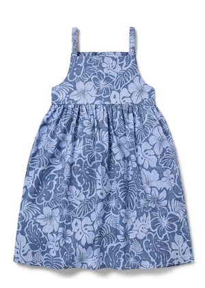 Puamana Girls Sundress - Blue Horizon