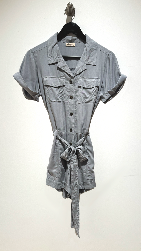 Zuri Romper - Grey