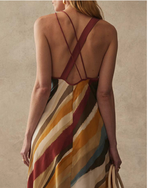The Dakota Maxi Dress in Petra