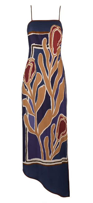 The Avinta Maxi Dress in Lisse Tulip