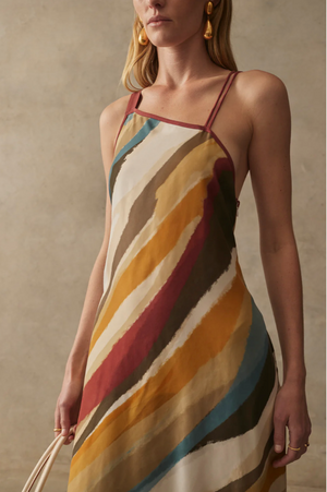 The Dakota Maxi Dress in Petra