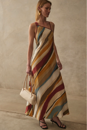 The Dakota Maxi Dress in Petra