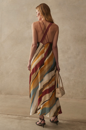 The Dakota Maxi Dress in Petra