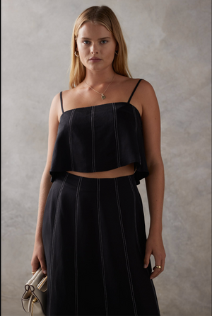 The Effie Top in Noir