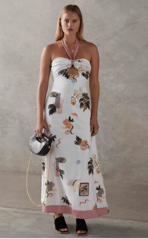 The Hallie Dress in Valencia