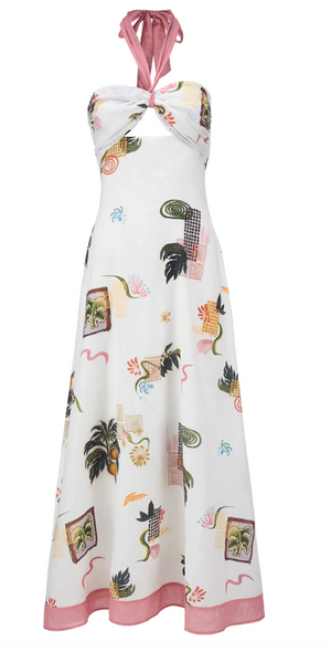 The Hallie Dress in Valencia