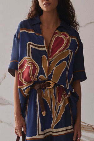 The Khoen Shirt in Lisse Tulip