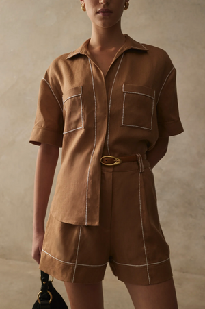 The Lydian Shirt in Honey