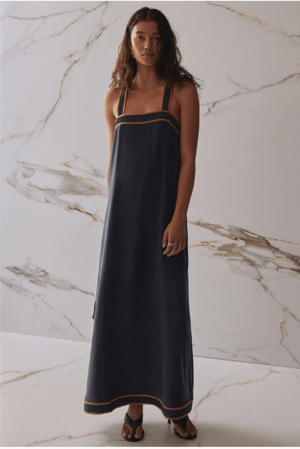 The Neroli Maxi Dress in Eclipse