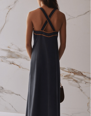 The Neroli Maxi Dress in Eclipse