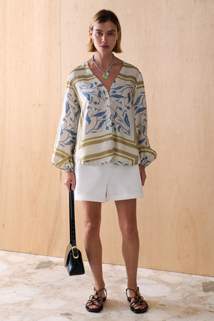 The Paloma Shirt in Vintage Bloom