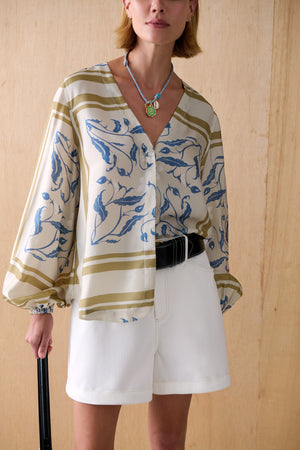 The Paloma Shirt in Vintage Bloom