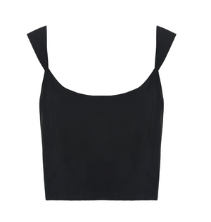 The Matilda Top in Noir