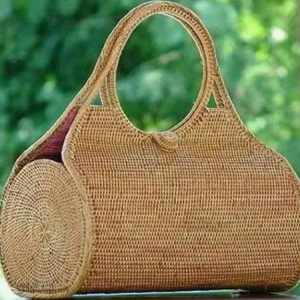 Ata Vine Handwoven Roll Handbag