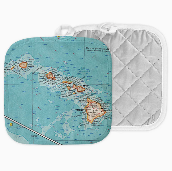 Hawaii Map Hot Pad Pot Holder