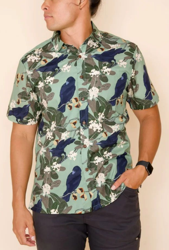 Sage ‘Alalā Aloha Shirt