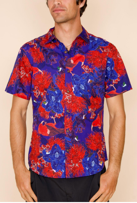 Kaniakapūpū Polu Aloha Shirt