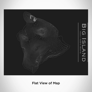 Big Island Topographical Bottle