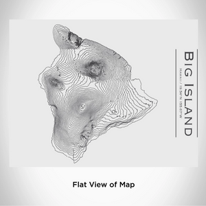 Big Island Topographical Bottle