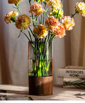 Hawaiian Koa Wood Cylinder Vase