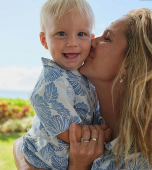 ALOHA BISCUS Cabana Set - White