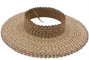 Crownless Palm Leaf Beach Hat